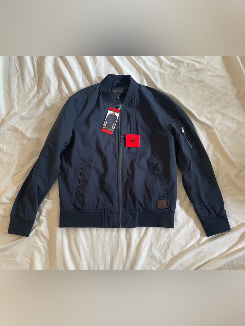 Men’s Lucky Brand Navy Bomber Jacket
